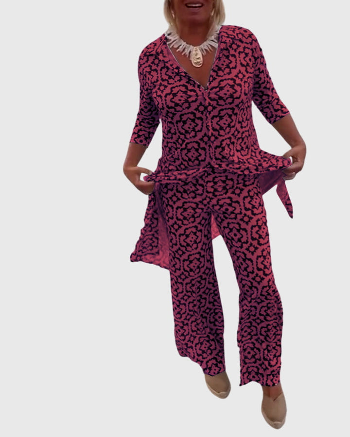 Jojanneke | Elegant Vintage Two-Piece Set