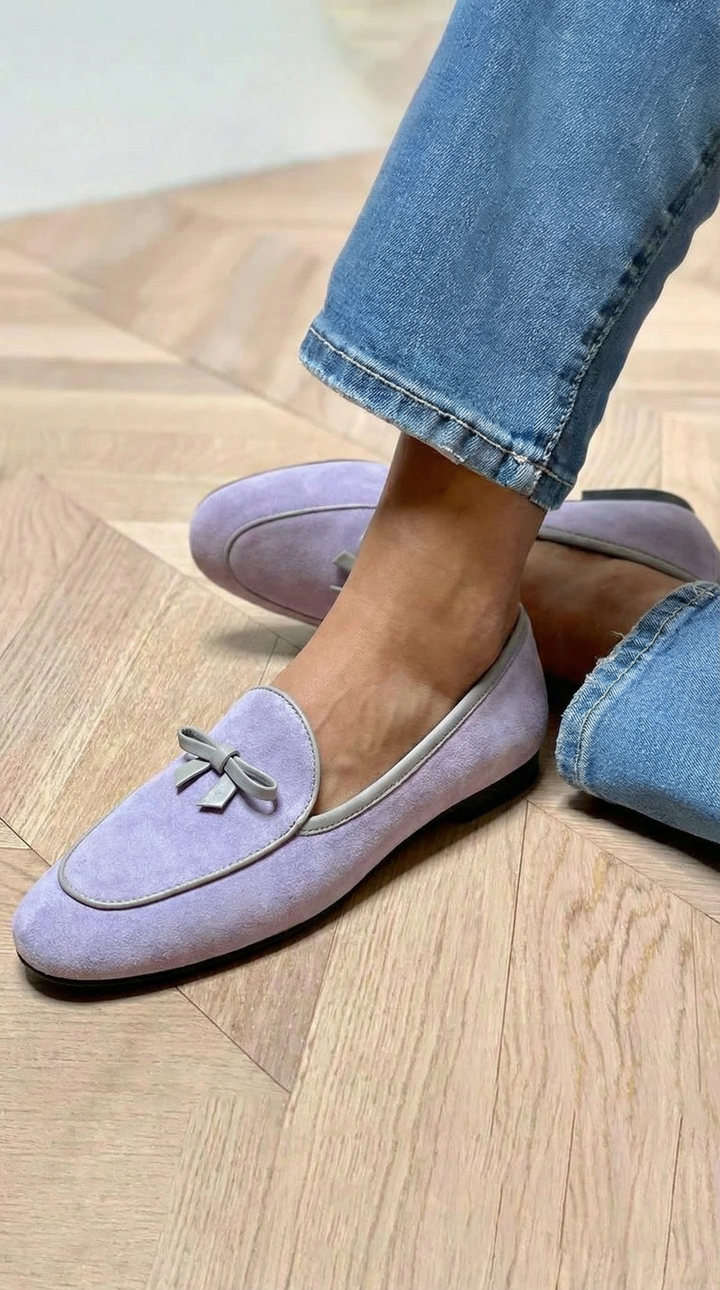 Geneviève - Elegant Flat Shoe with Bow