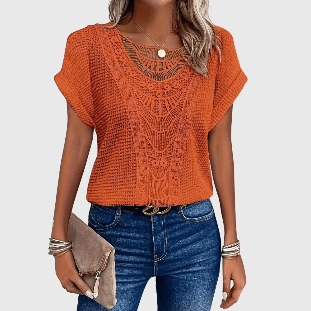 Inge | Elegant Blouse in Ibiza Style