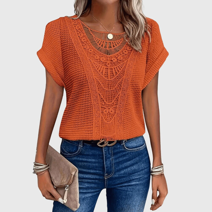 Inge | Elegant Blouse in Ibiza Style