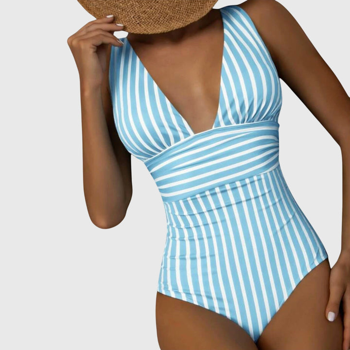 Maud | Finally Striped Swimsuit with Support
