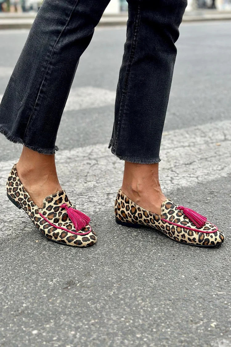Rihanna - Leopard Print Moccasins