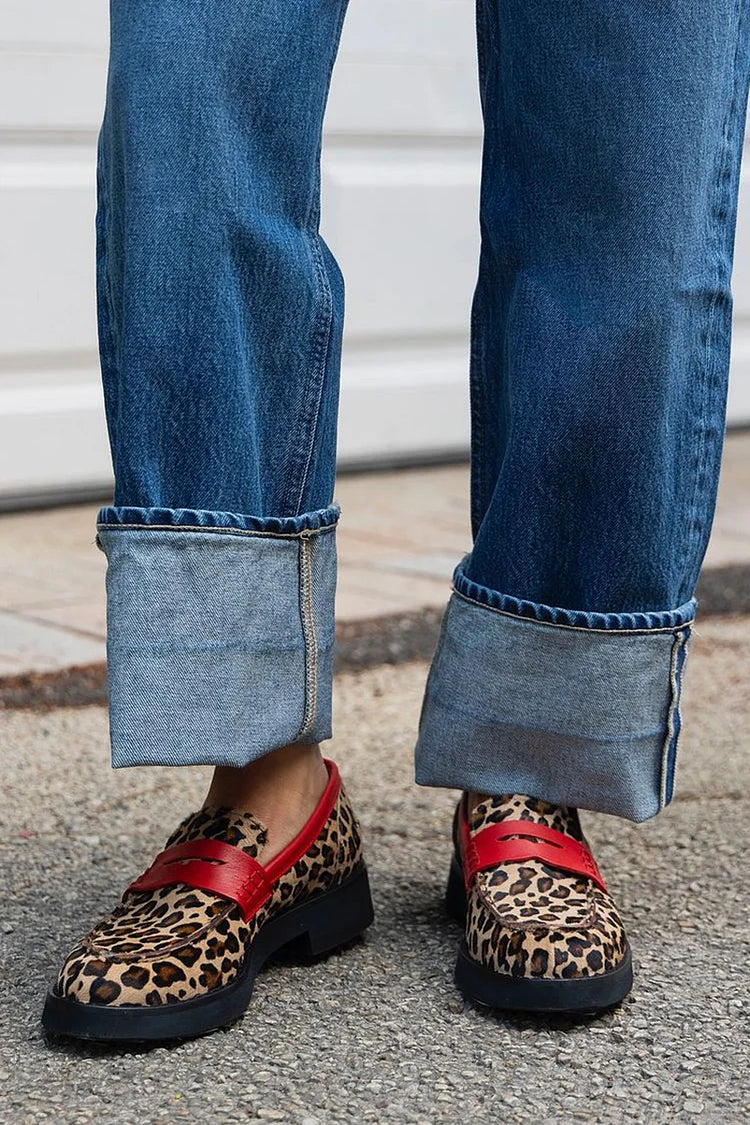 Roxie - Wildprint Moccasins