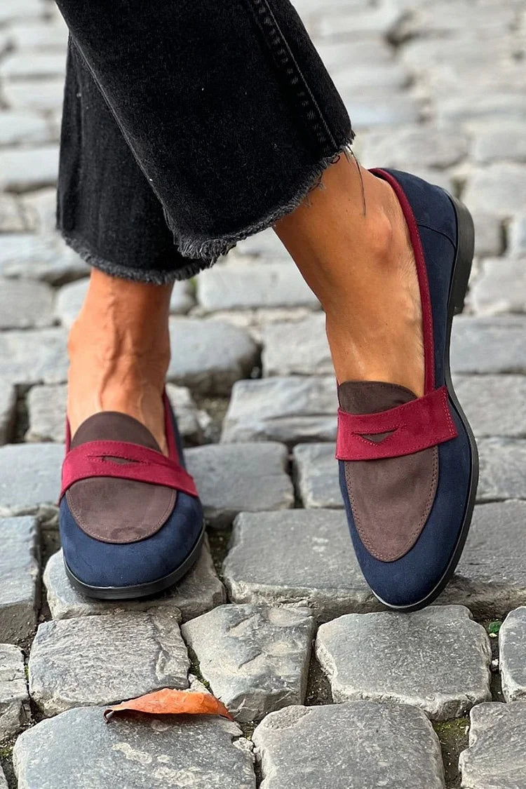Sylvie - Elegant Bicolor Moccasin