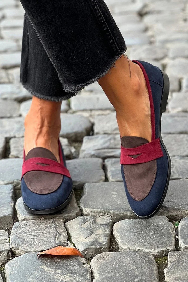 Sylvie - Elegant Bicolor Moccasin