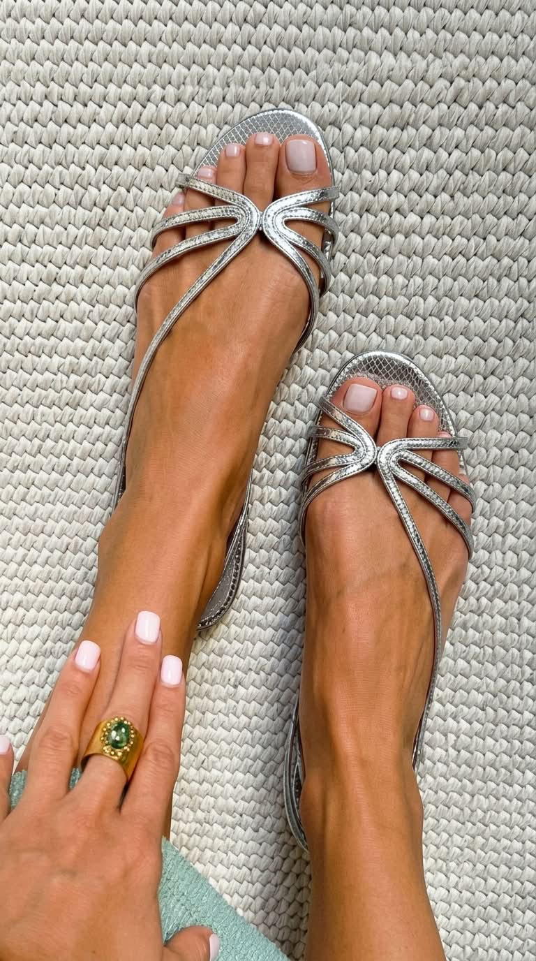Ginevra | Elegant Gold Sandals for Summer