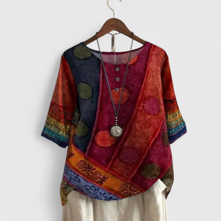 Carine | Elegant Boho Top