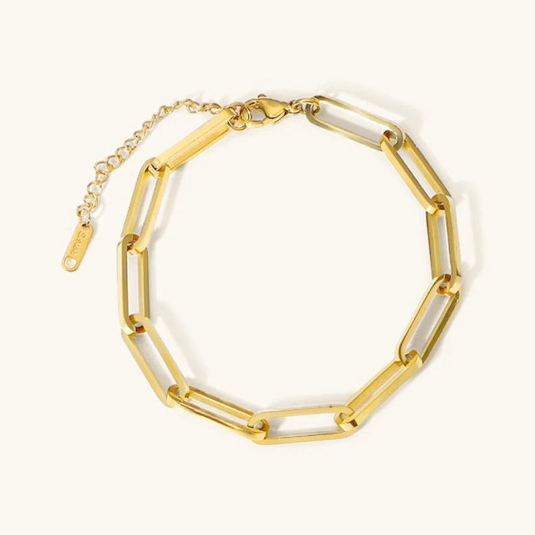 Anna - Gold Bracelet with Layered Design