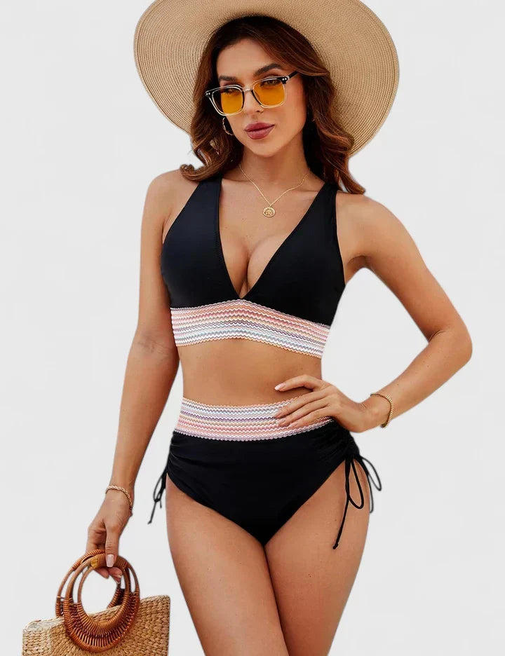 Yara | Elegant High Bikini Set