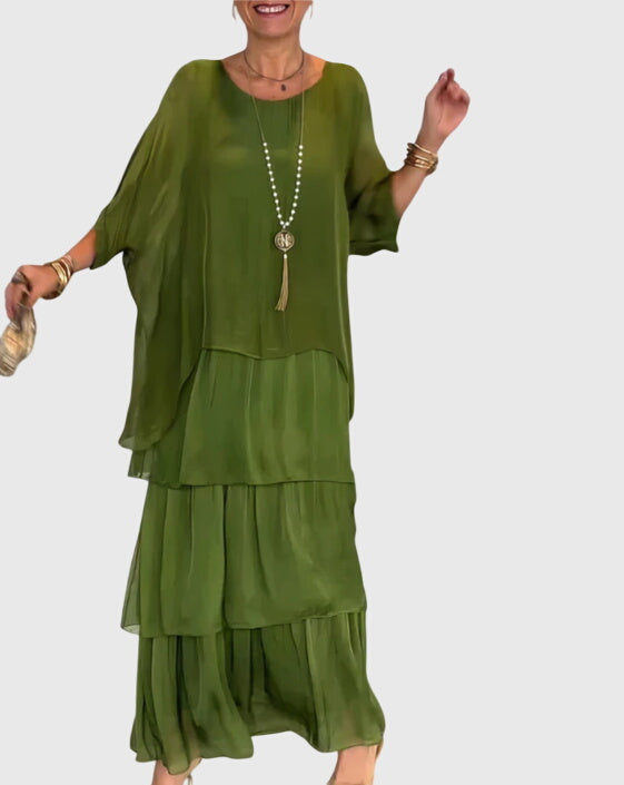 Marjolein | Elegant Long and Flowing Dress