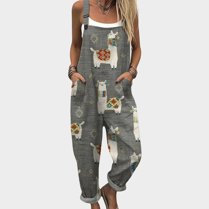 Stone | Gray Bohemian Llamas