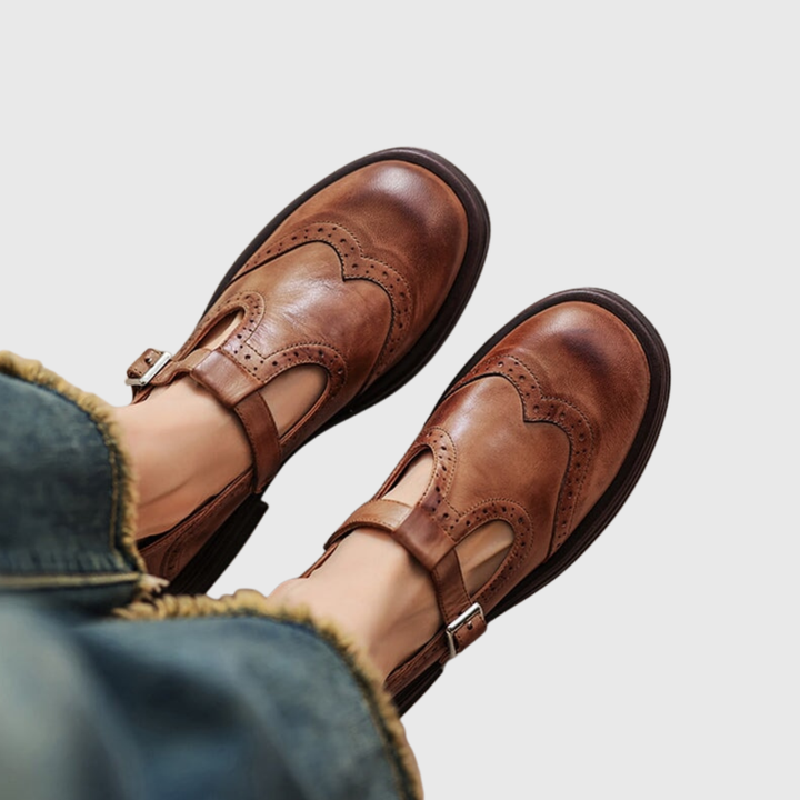 Wanda | Leather Mary Janes