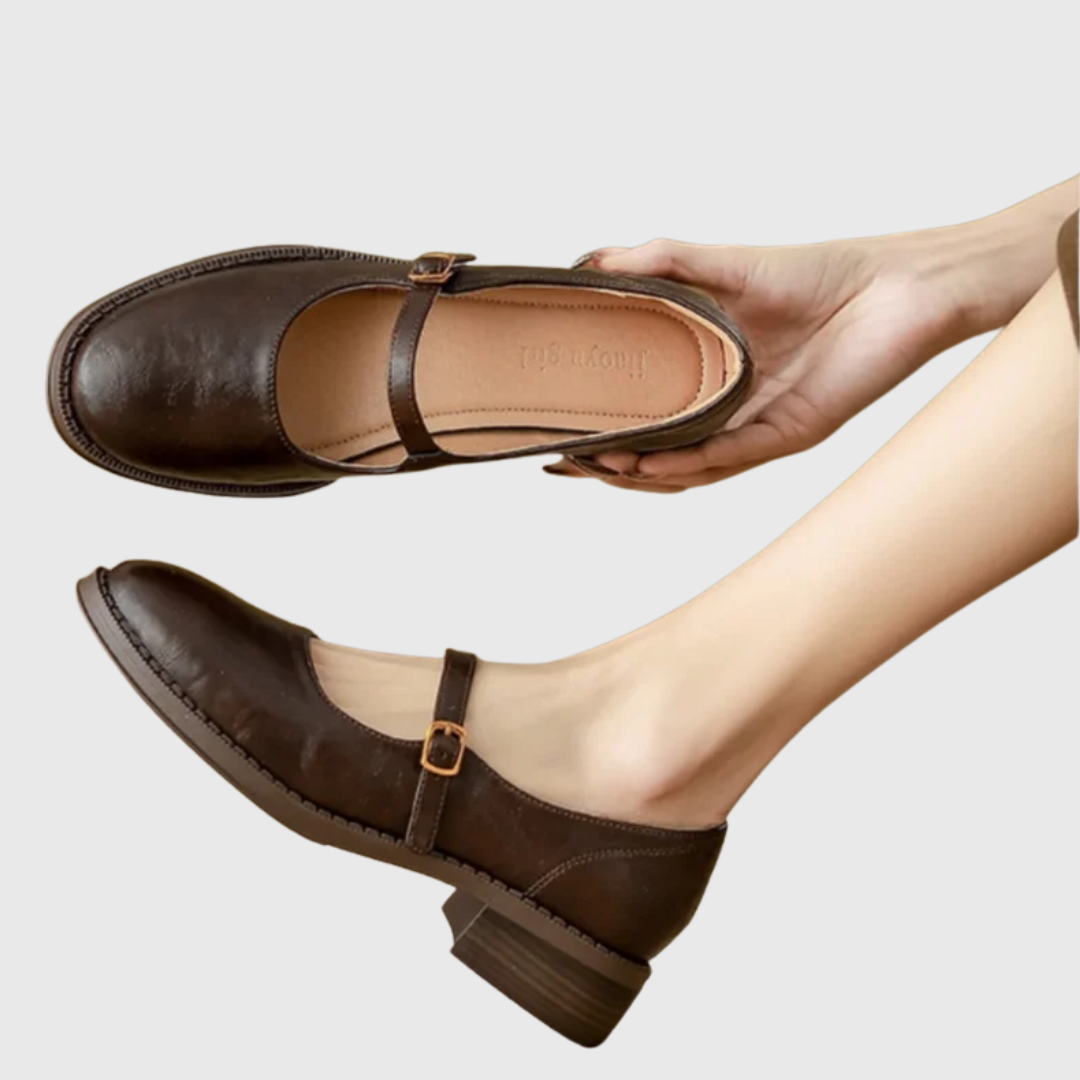 Manon | Classic and Comfortable Leather Mary Janes