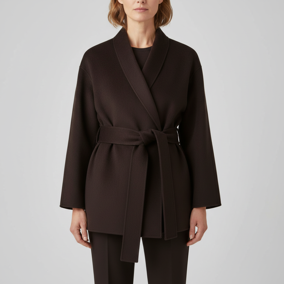 Gisela | Layered Jacket with Belt