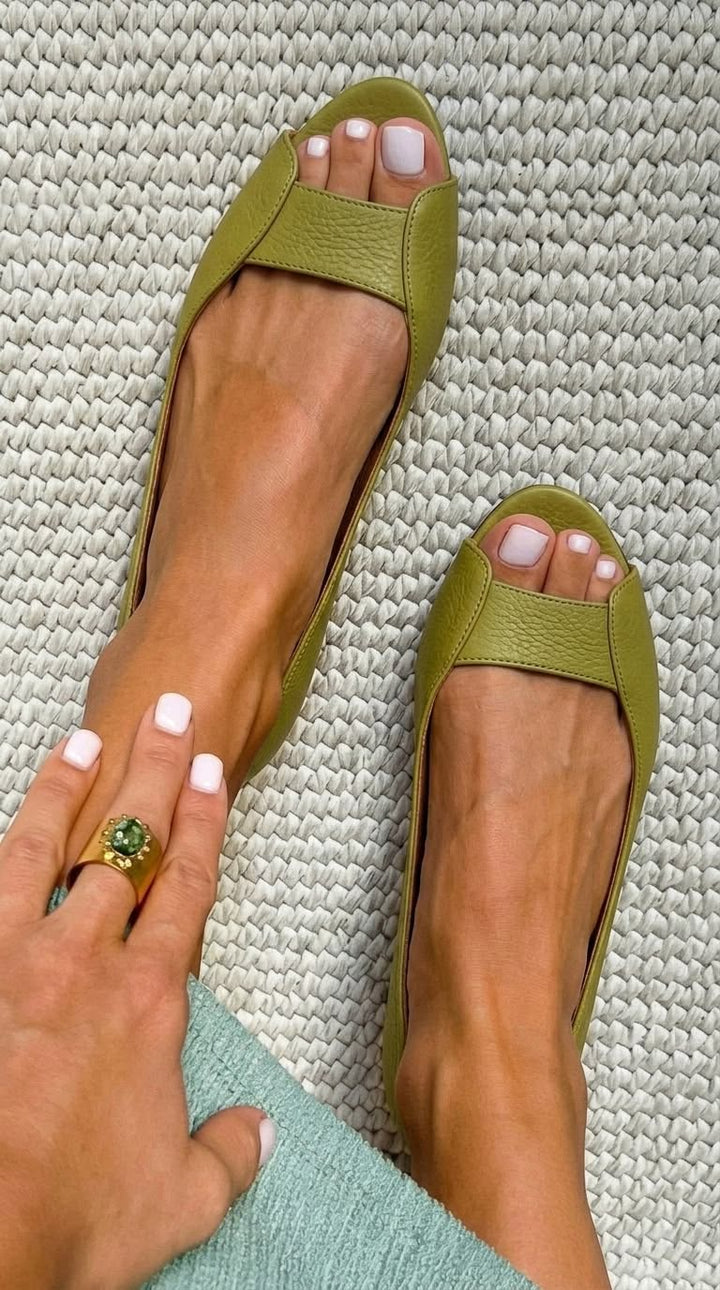 Adelina | Luxe Comfort Golden Sandals