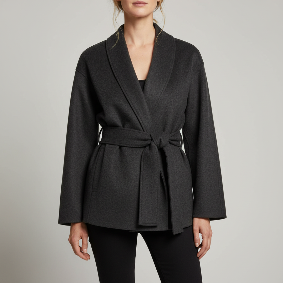 Gisela | Layered Jacket with Belt