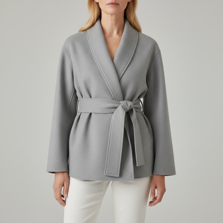 Gisela | Layered Jacket with Belt