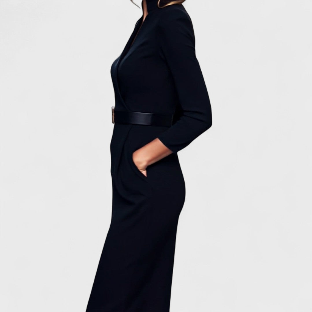 Loes | The Maxi Power Dress with Belt