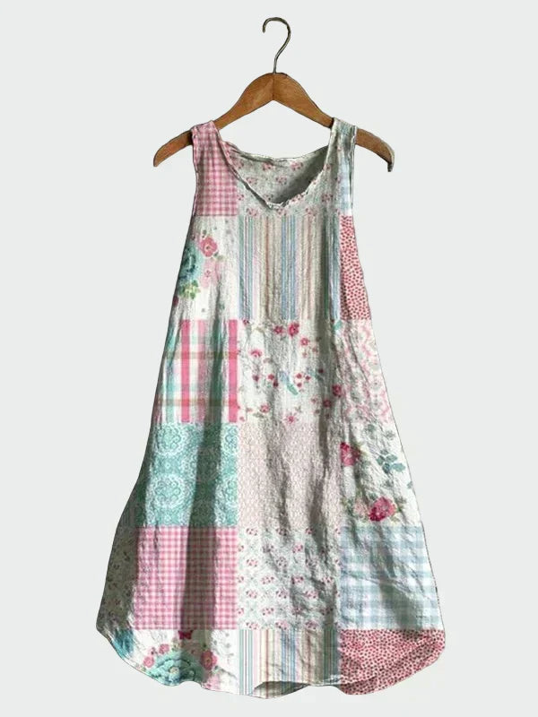 Dress with Pastel Print
