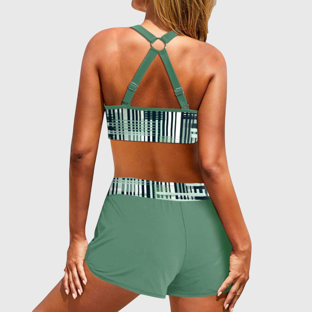 Sabrina | High Waist Ruffle Bikini Set