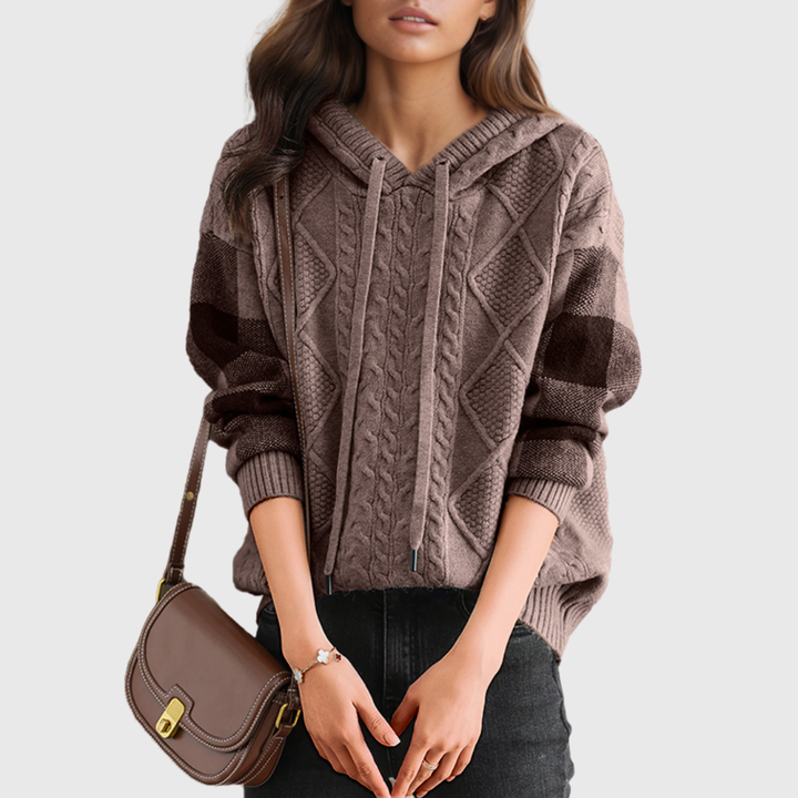 Isa | Knitted Hoodie