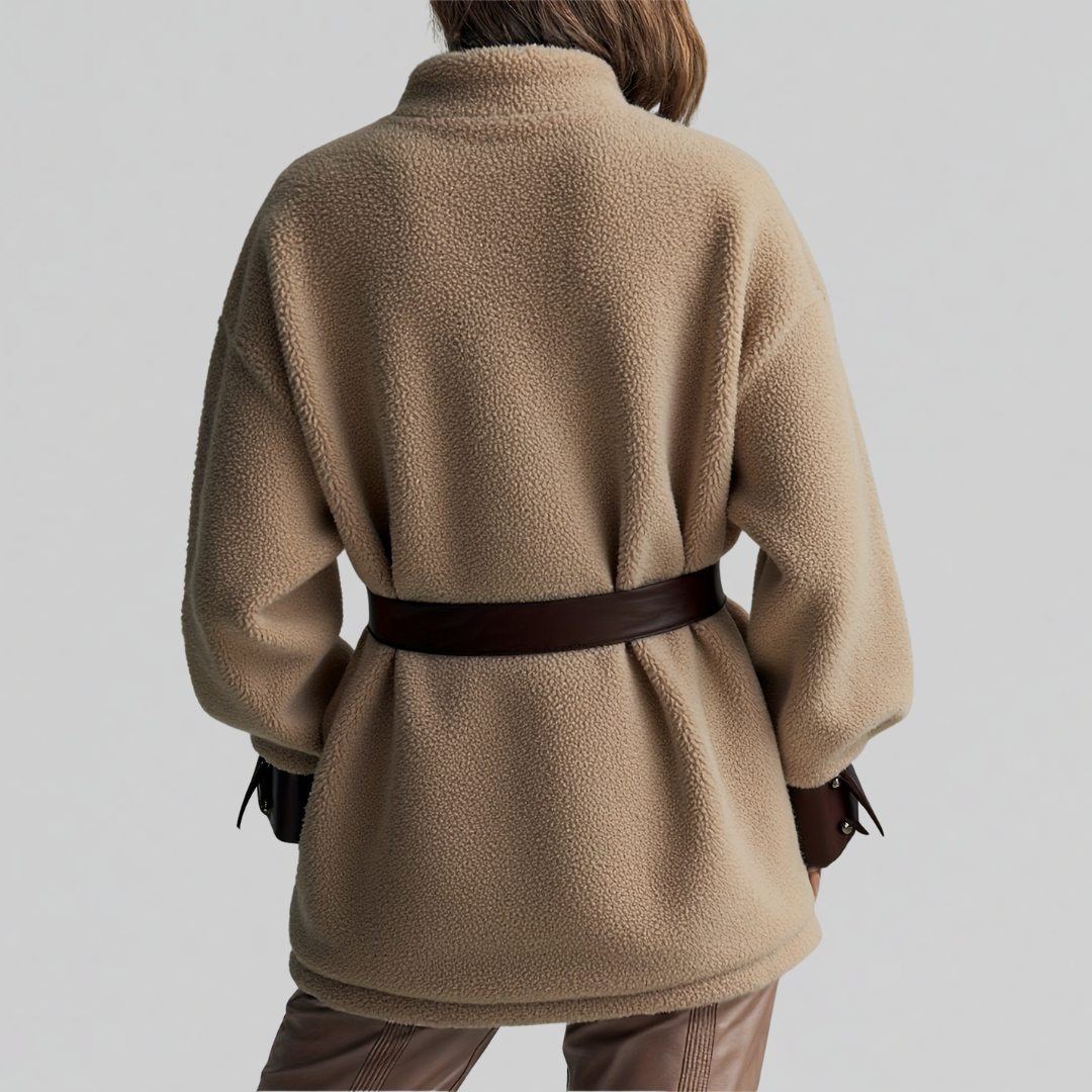 Laura | Teddy Belt Coat