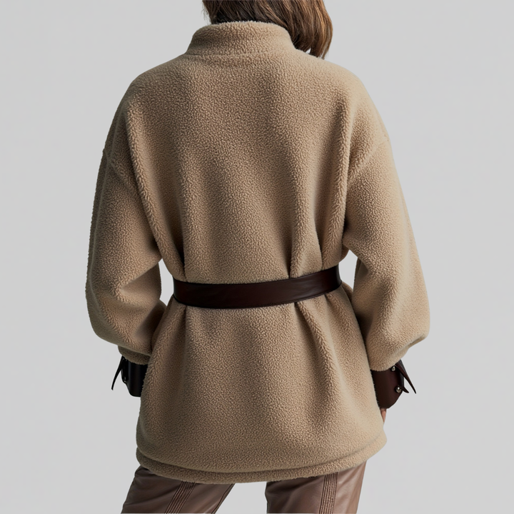 Laura | Teddy Belt Coat