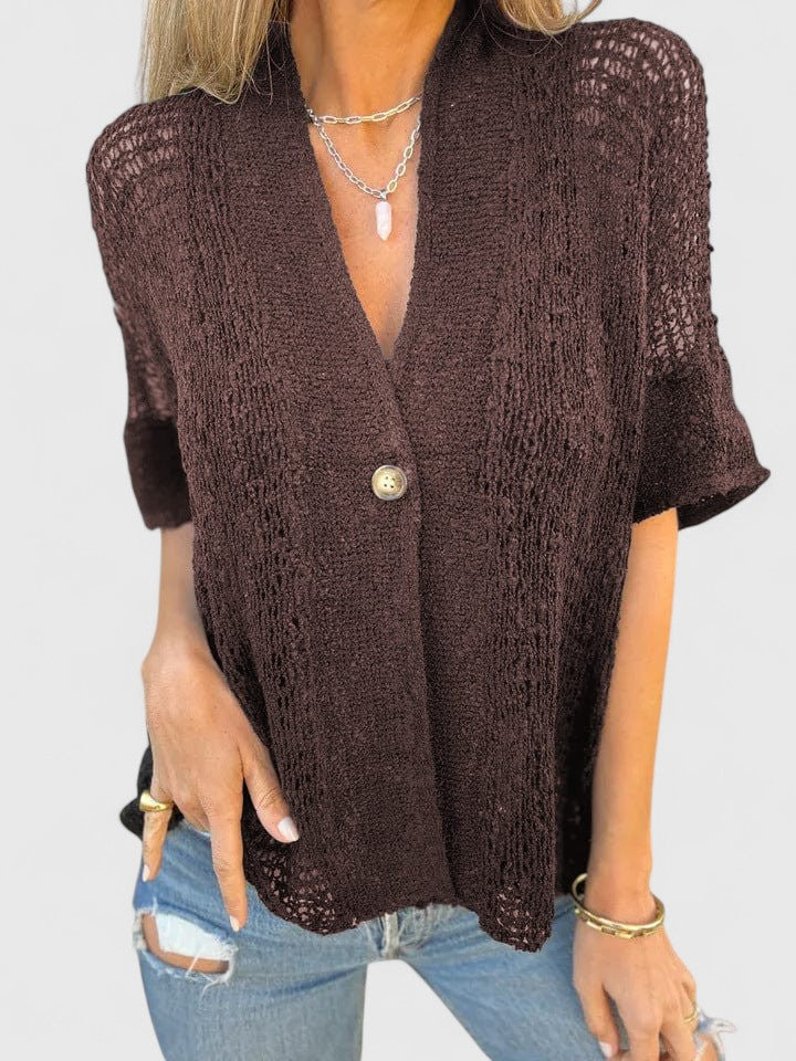 Ineke | Elegant Knitted Blouse