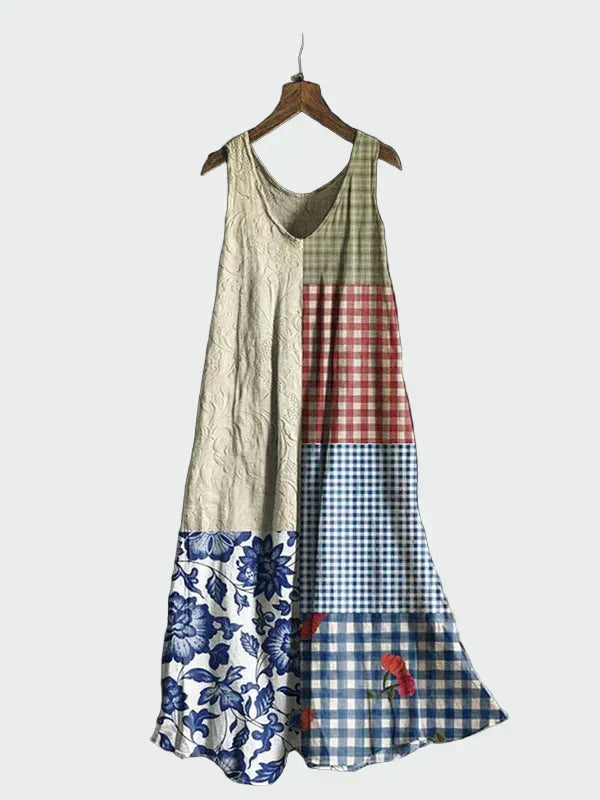 Checkered Pattern Dress