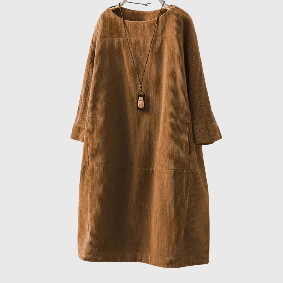 Jette | Cotton Velvet Midi Dress