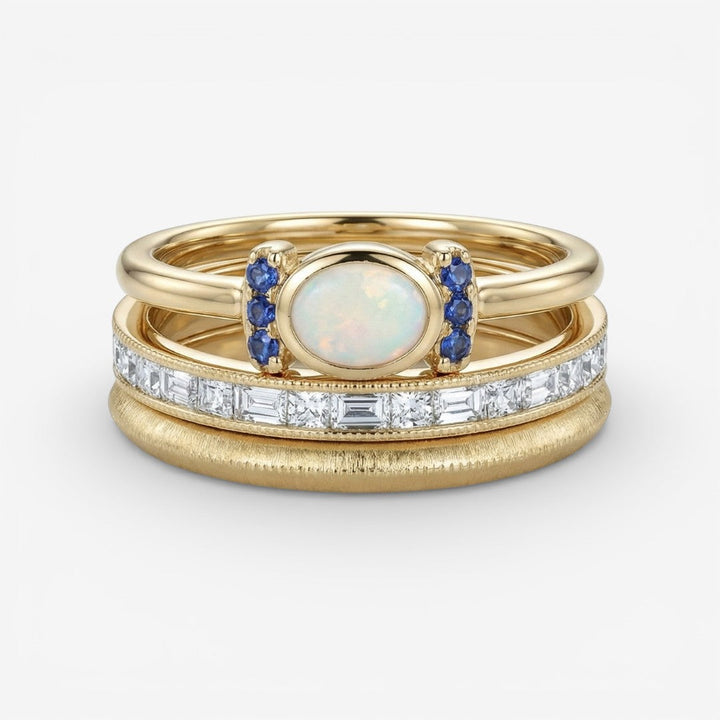 Oprah - Vintage Gold Ring Set