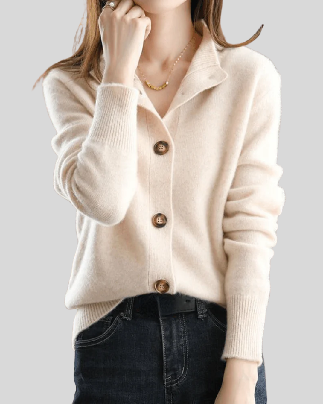 Luna | Retro Style Cashmere Vest