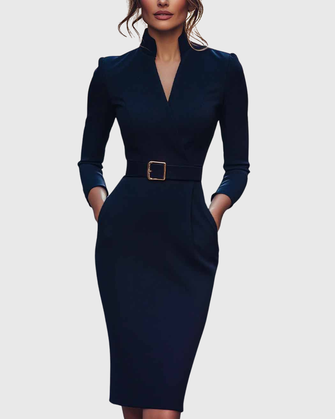 Loes | The Maxi Power Dress with Belt