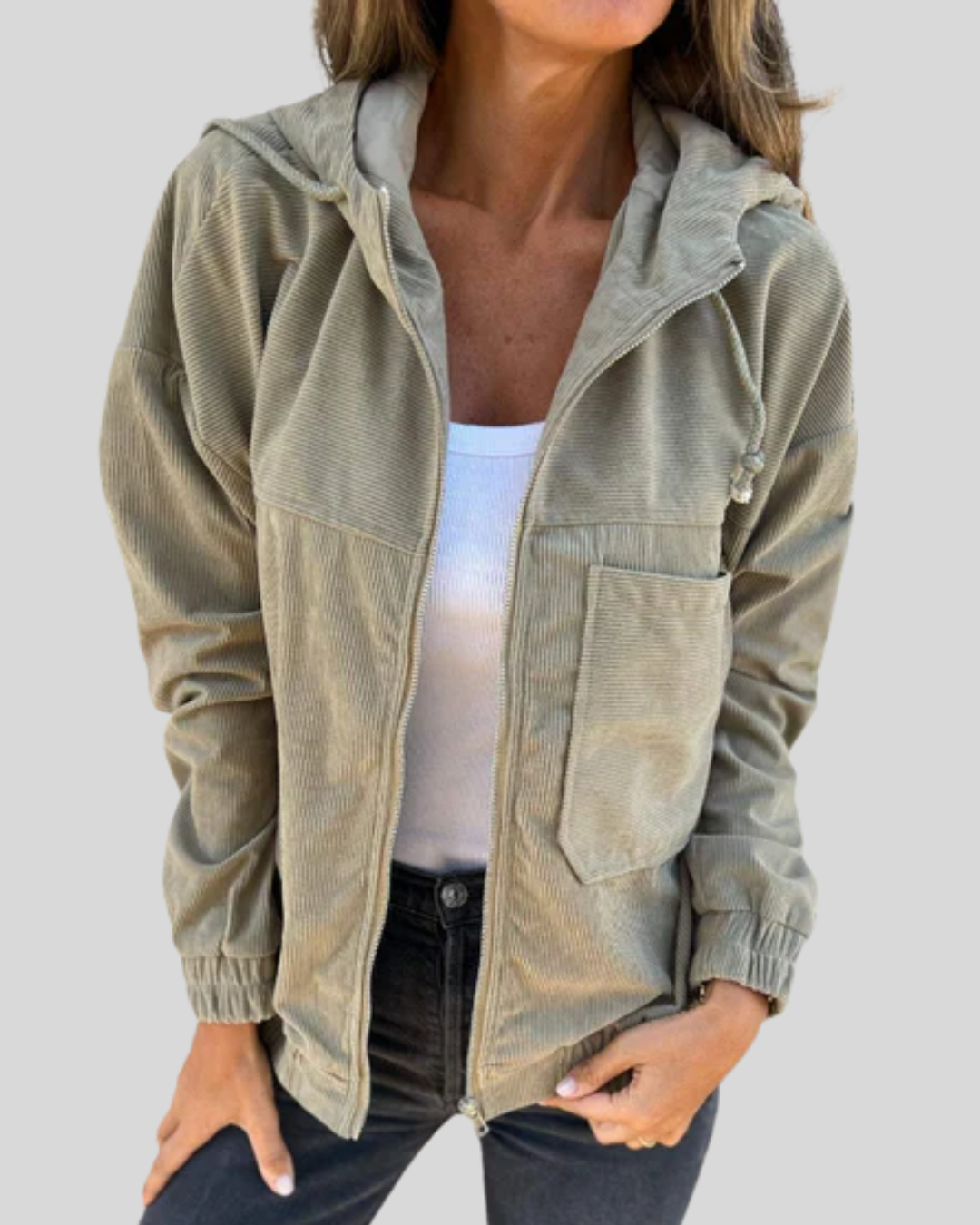 Zoë | Soft Zip Jacket