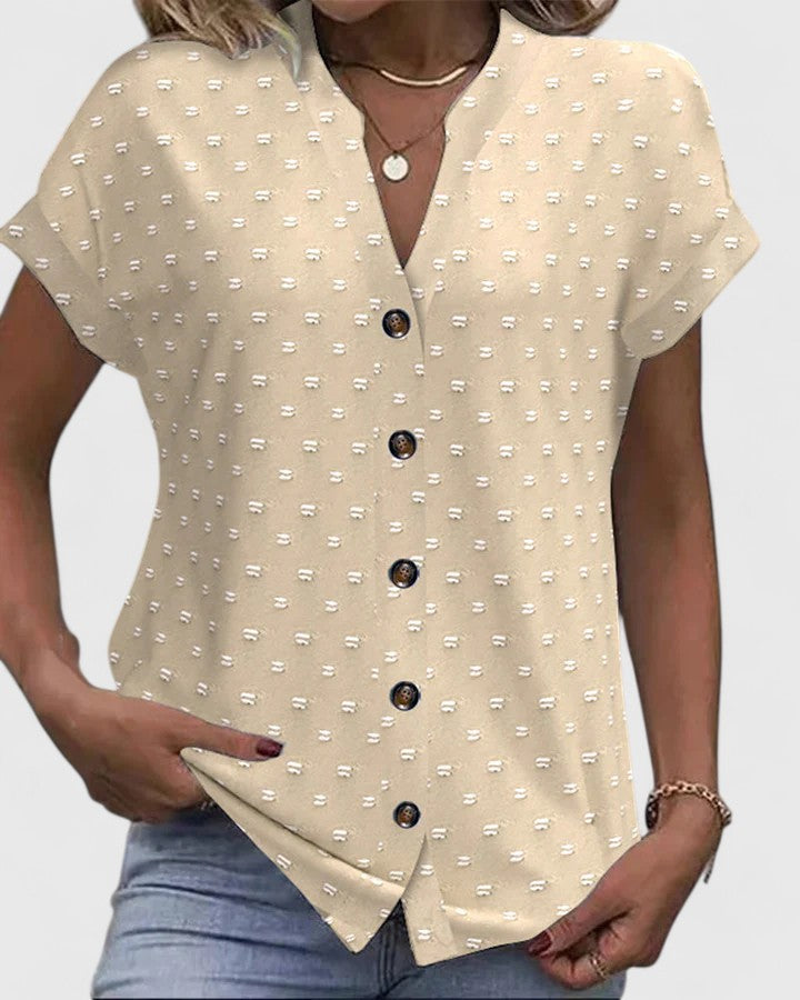 Rebecca | Comfortable V-Neck Blouse