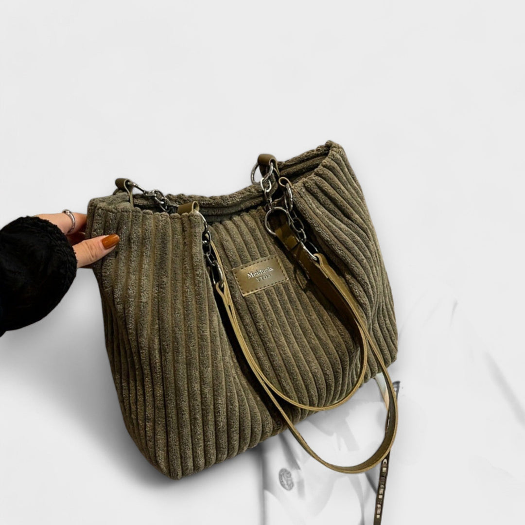 Corrie | Soft Cord Shoulder Bag