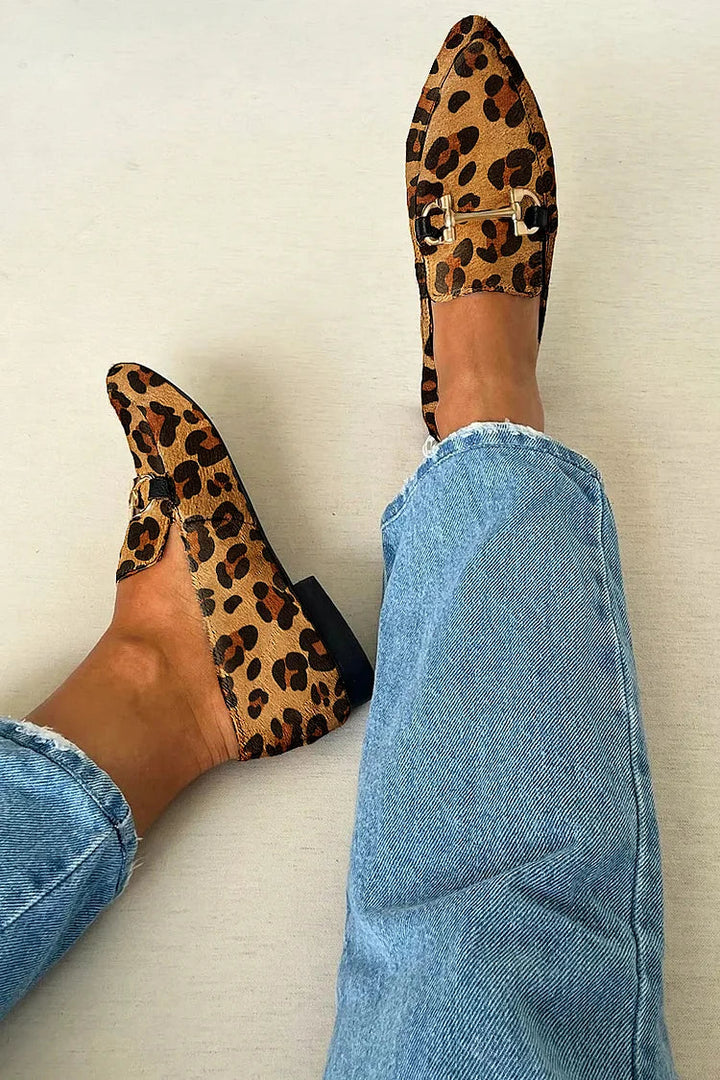 Gia - Elegant Leopard Moccasins