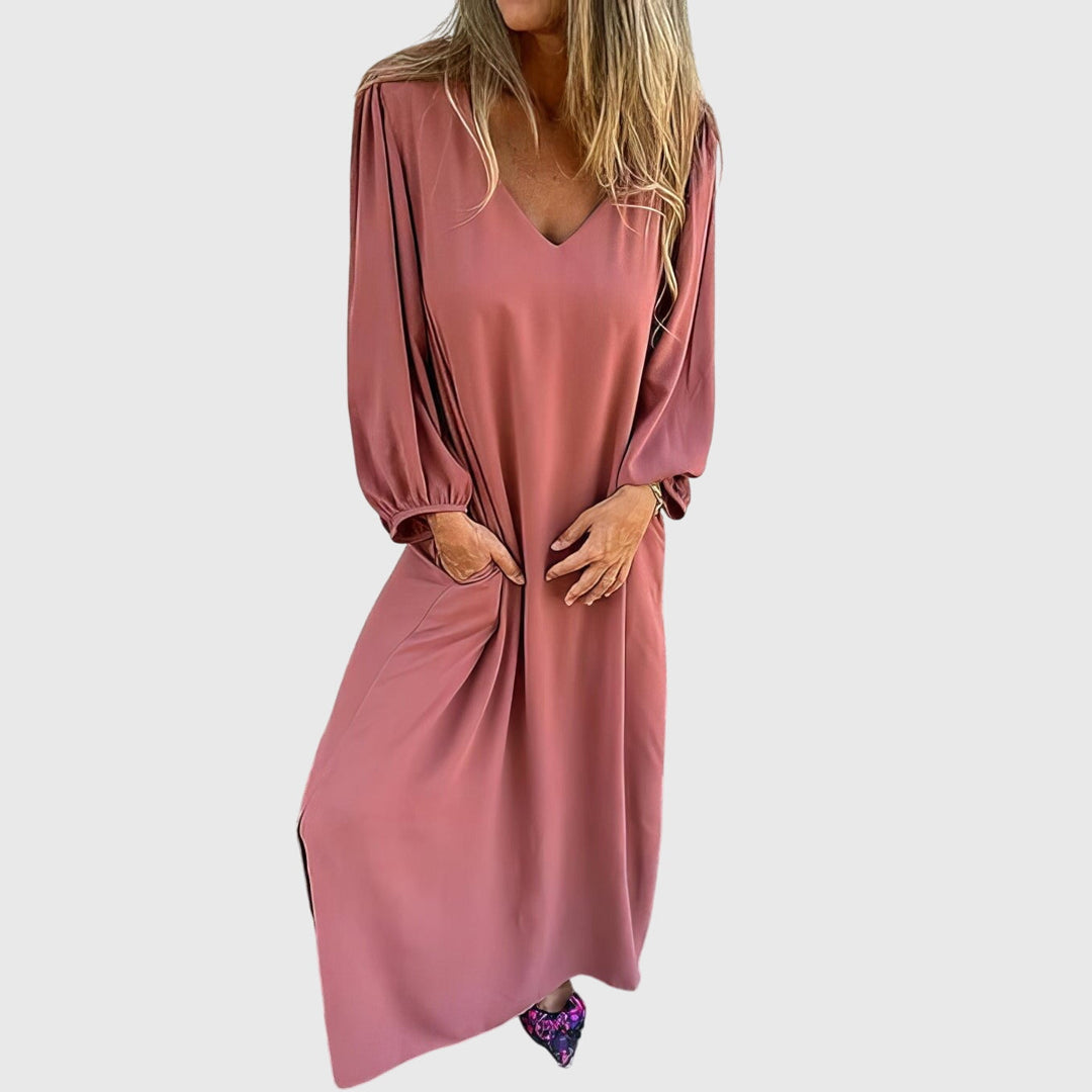 Imke | Long Boho Dress with Pockets