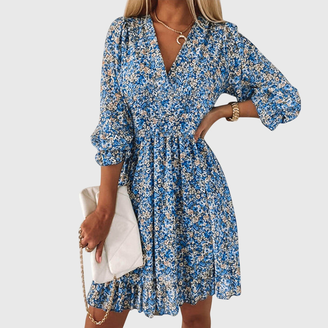Nora | Floral Puff Sleeve Dress