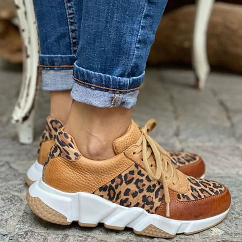 Inge | Comfortable Leopard Sneakers