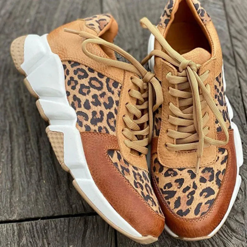 Inge | Comfortable Leopard Sneakers