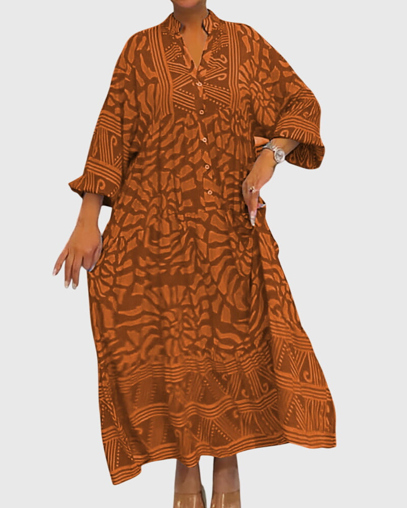 Lize | Maxi Dress with Elegant Print