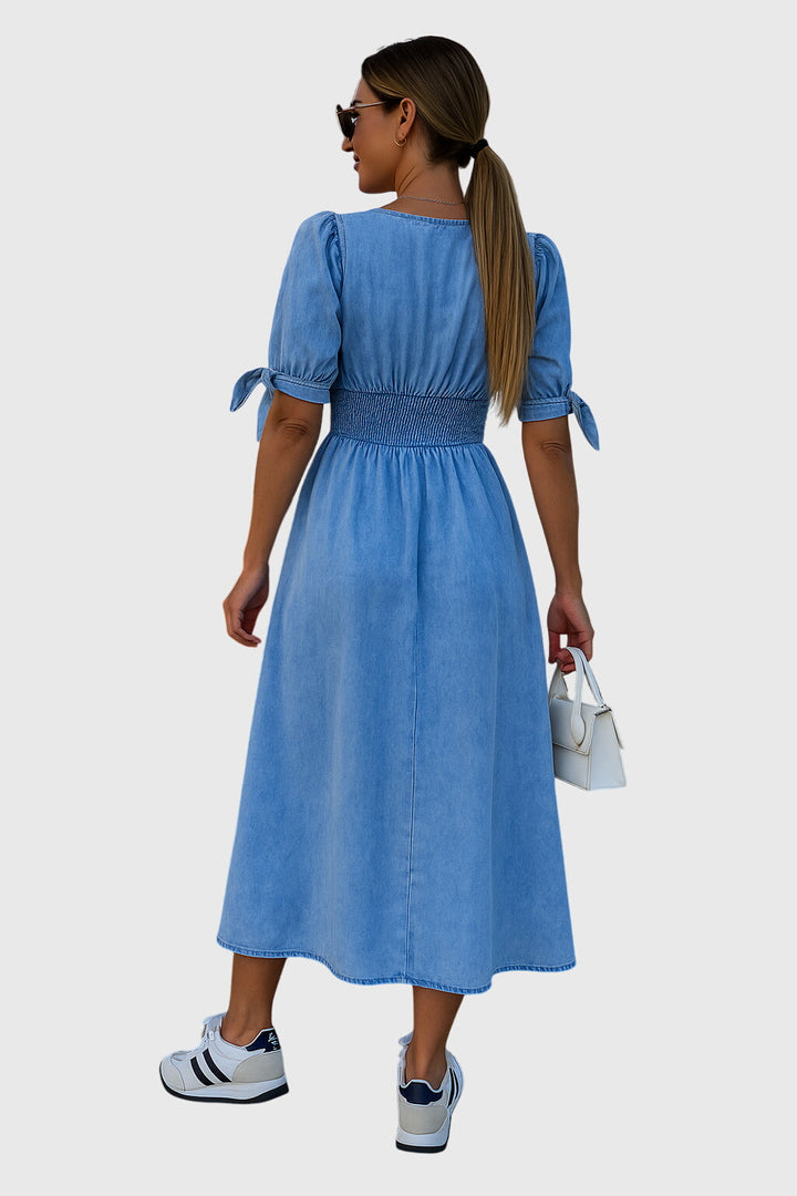 Hester | Elegant Denim Dress