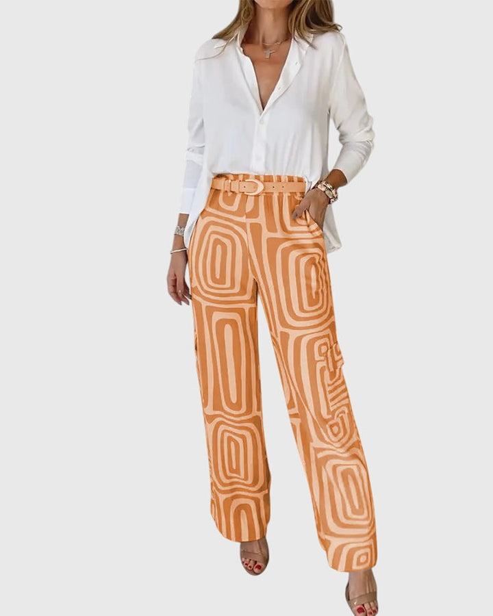 Lottie | Elegant Pants + Blouse & Free Belt