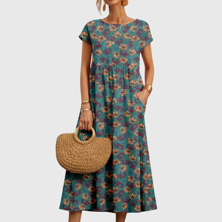 Klazina | Chic Floral Dress