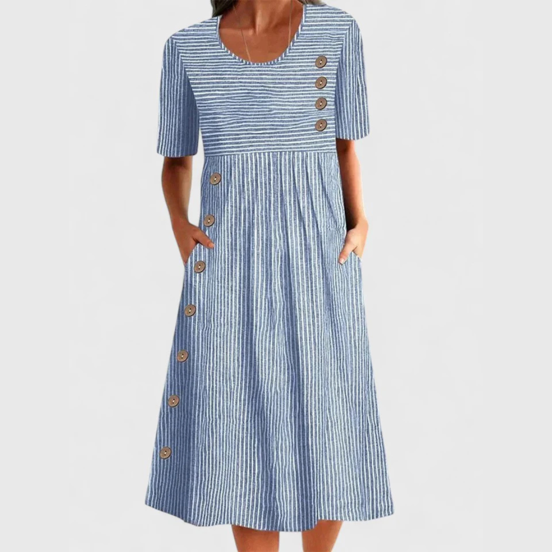 Wanda | Midi Striped Dress