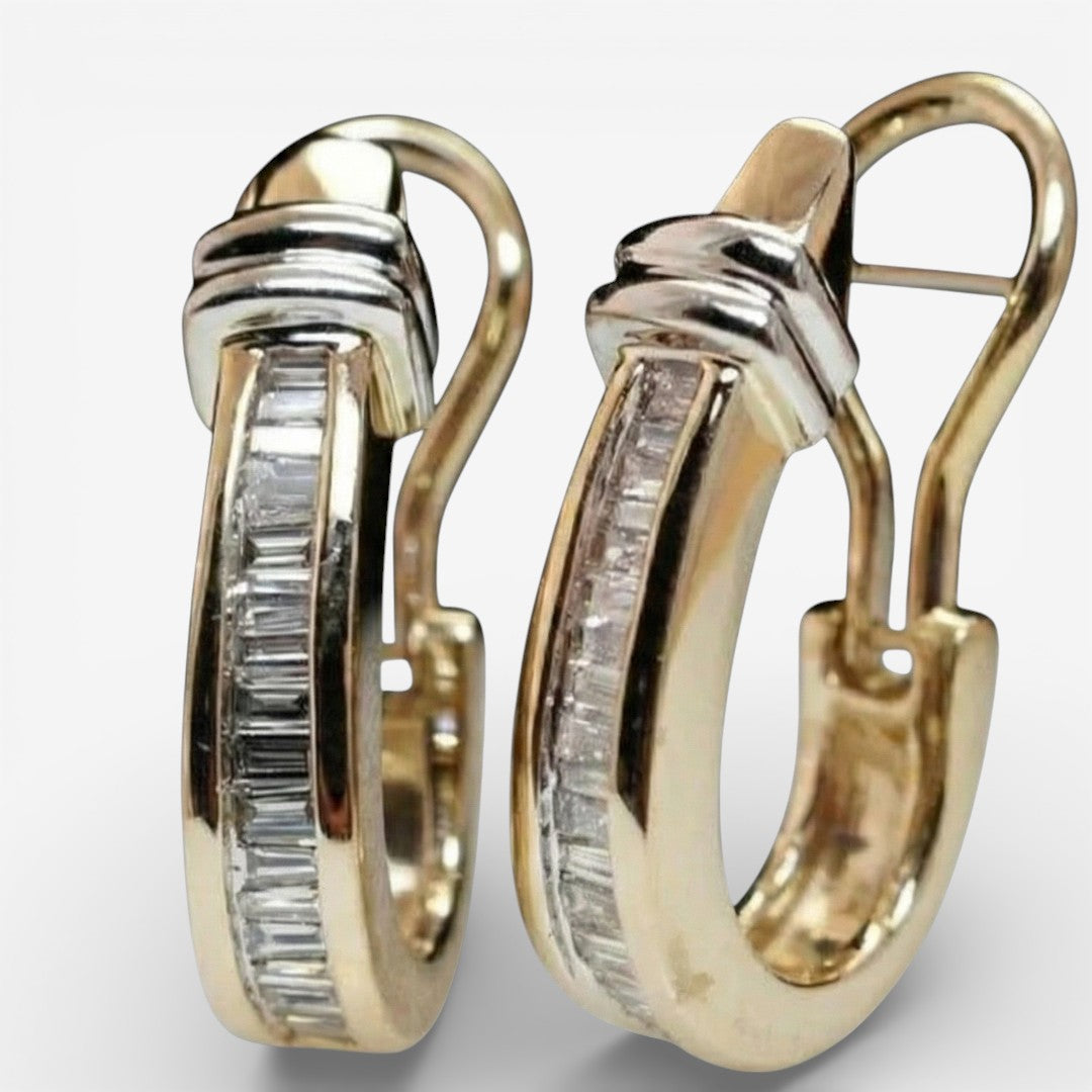 Vintage diamond earrings Valera