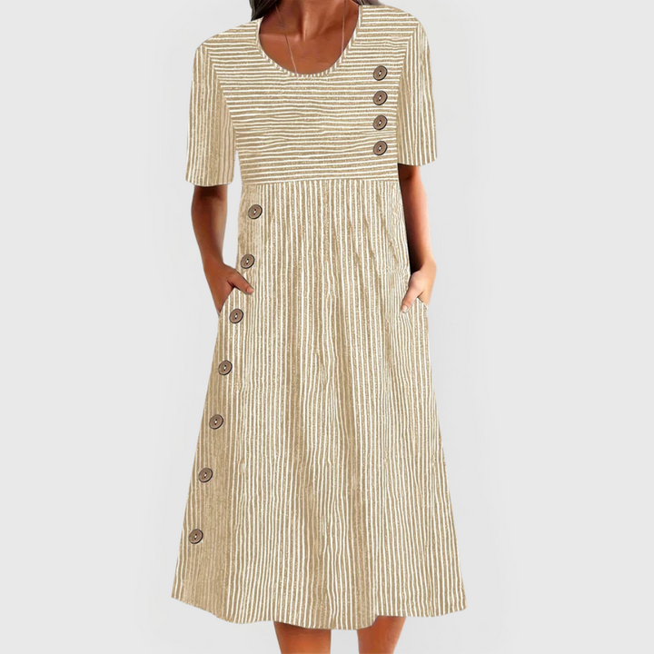 Wanda | Midi Striped Dress
