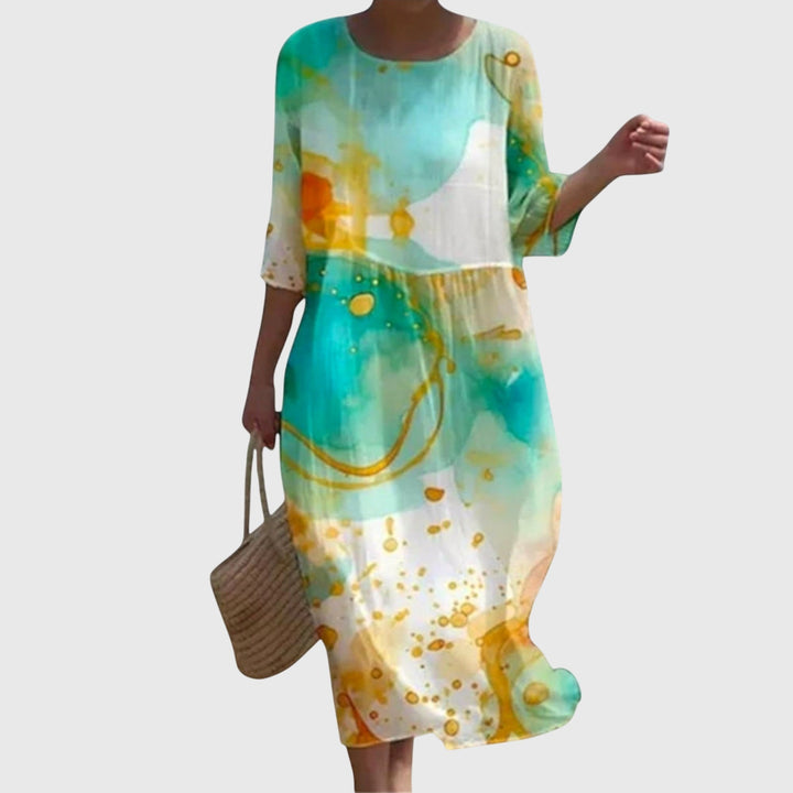 Nynke | Elegant Maxi Floral Dress