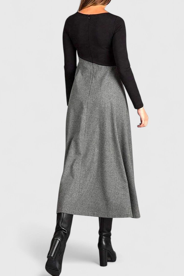 Monique | Elegant Maxi Dress with Long Sleeves